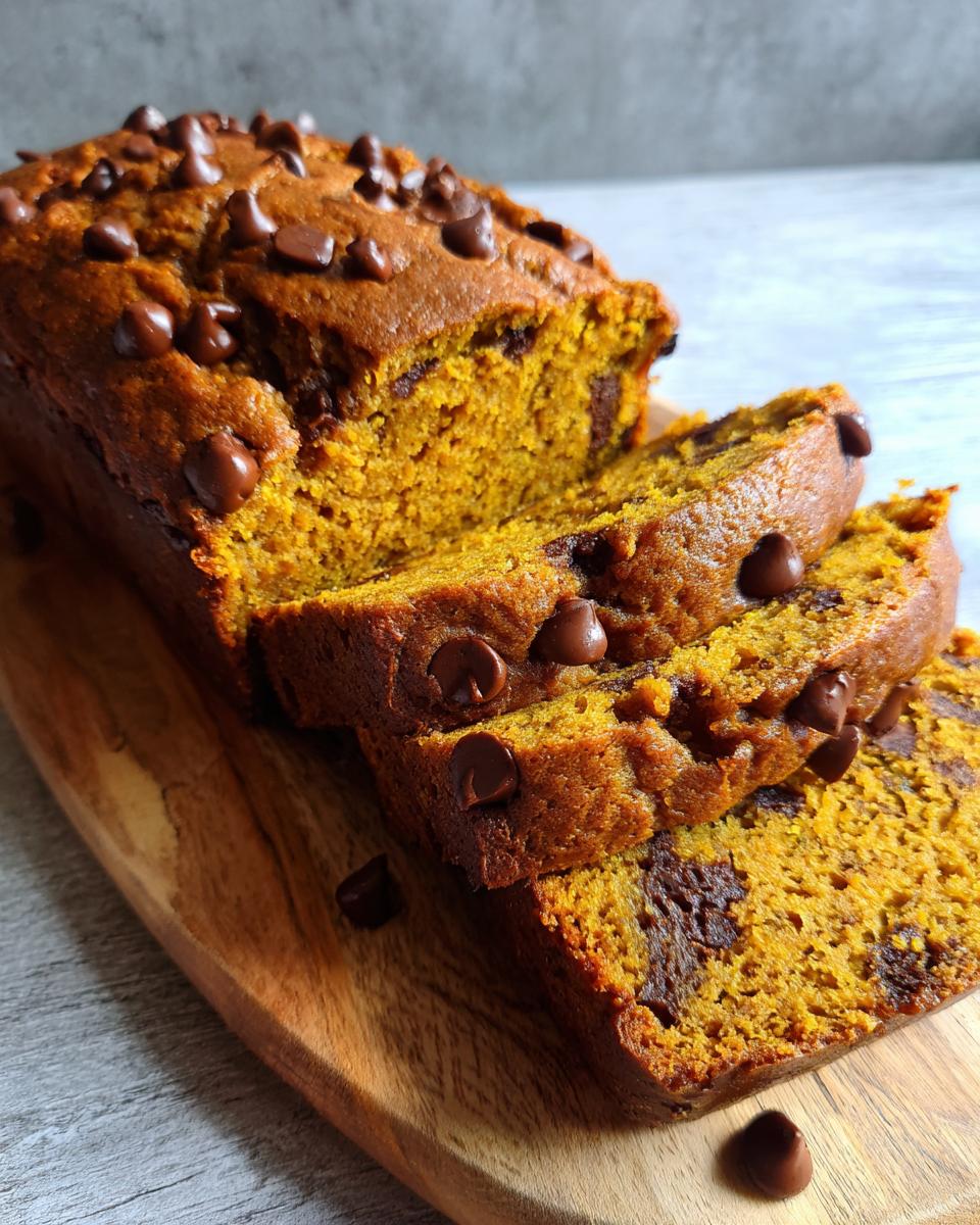 Pumpkin Chocolate Chip Bread - detail 3