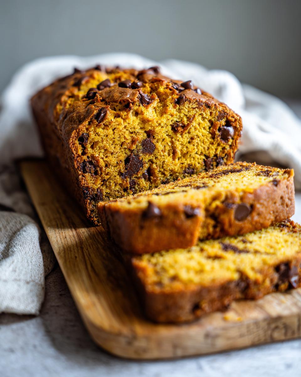Pumpkin Chocolate Chip Bread - detail 4