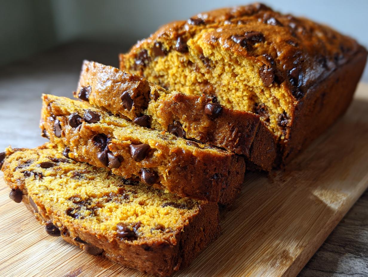 Pumpkin Chocolate Chip Bread