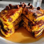 27 Pumpkin Chocolate Chip Pancakes That'll Wow Your Breakfast Crowd 10 Pumpkin Chocolate Chip Pancakes