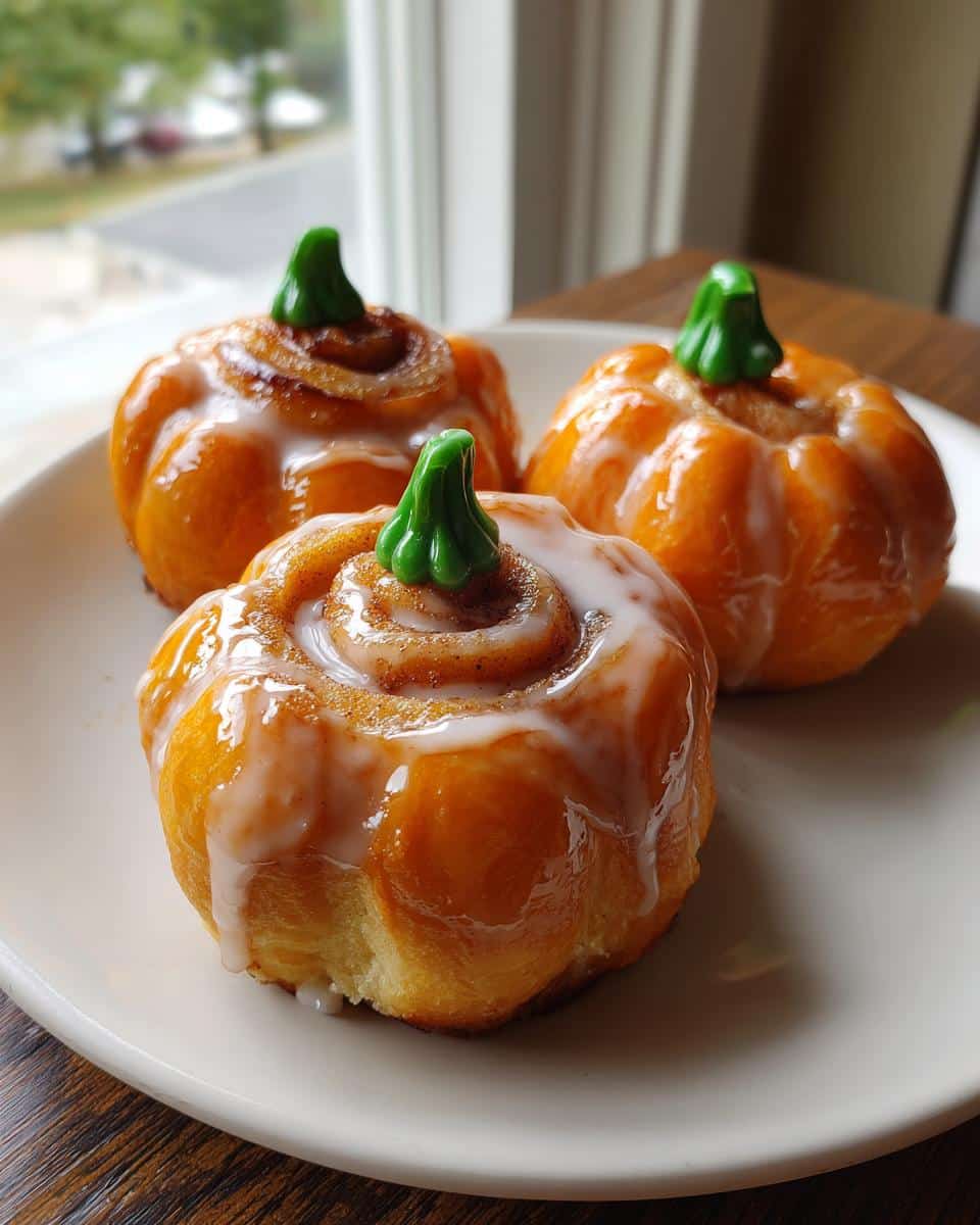 Pumpkin Cinnamon Rolls - detail 1
