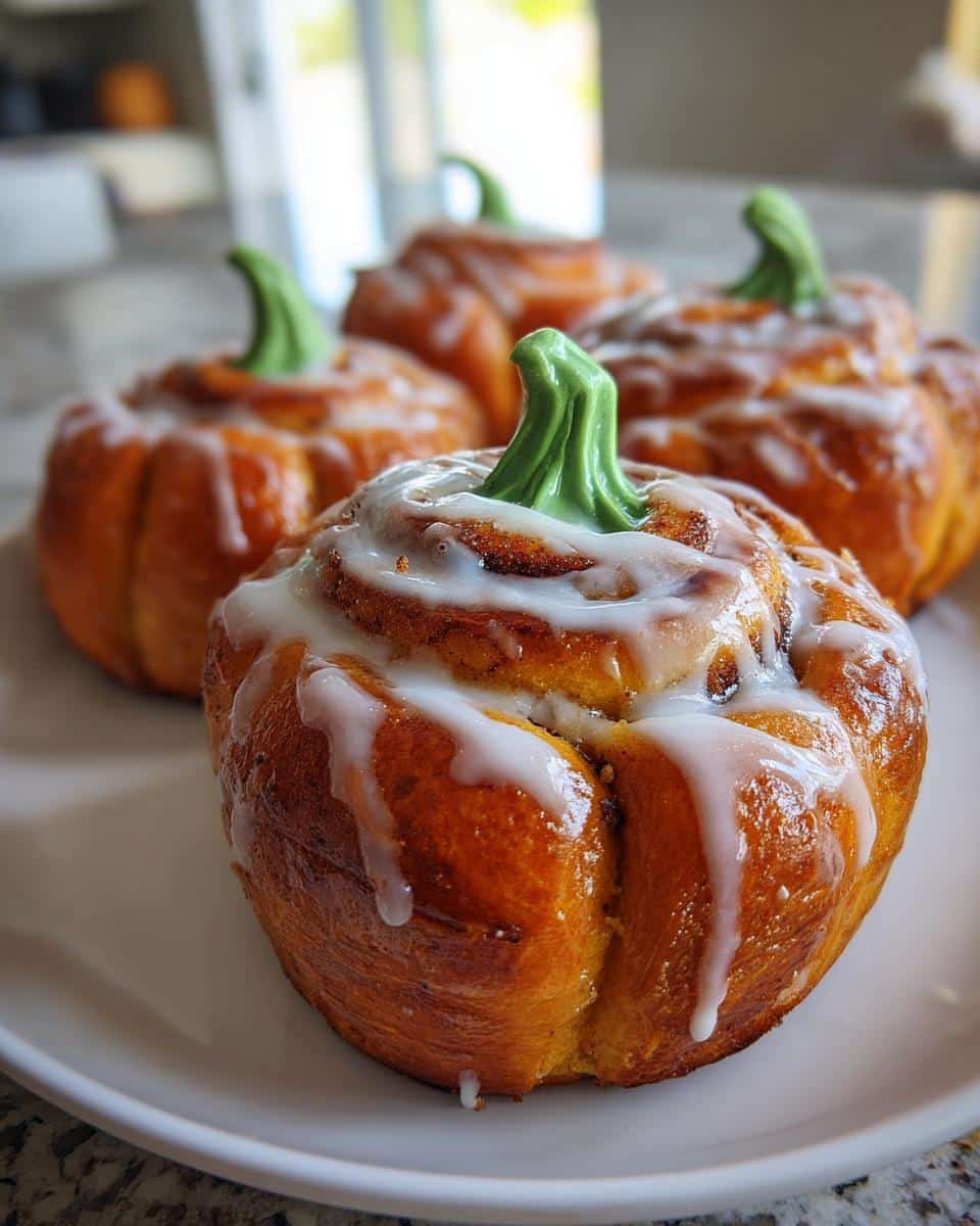 Pumpkin Cinnamon Rolls - detail 4