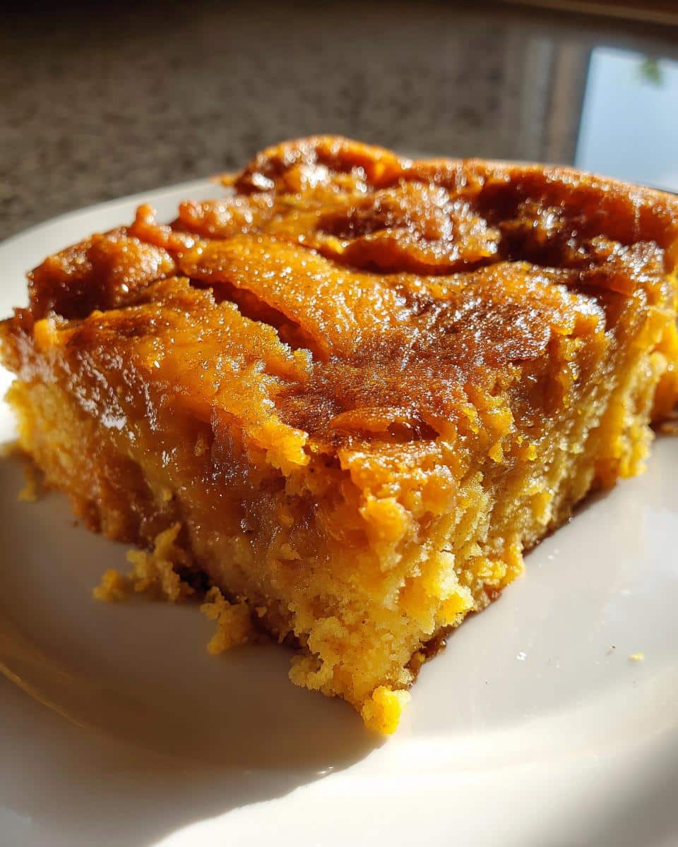 Pumpkin Dump Cake - detail 1