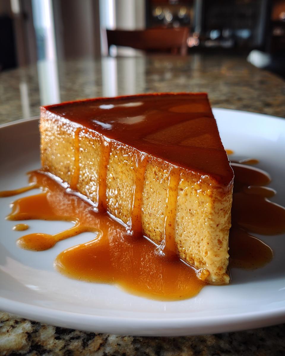 Pumpkin Flan - detail 3