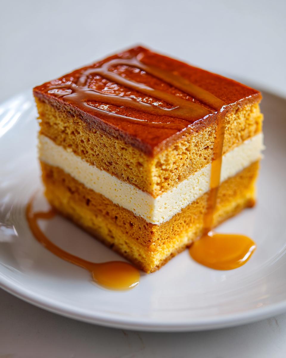 Pumpkin Magic Custard Cake: 3 Layers of Heaven in Every Bite! 8 Pumpkin Magic Custard Cake Recipe - detail 3