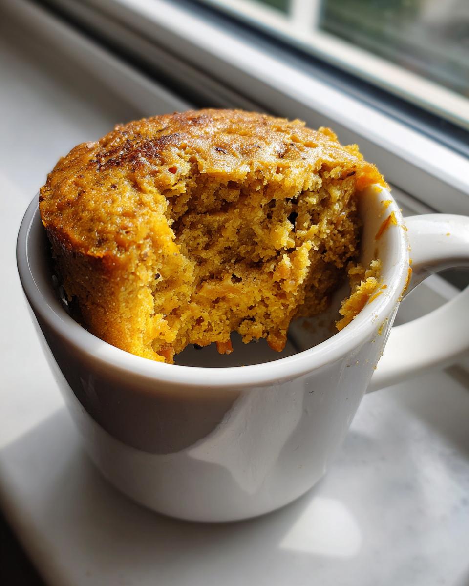 Pumpkin Mug Cake - detail 1