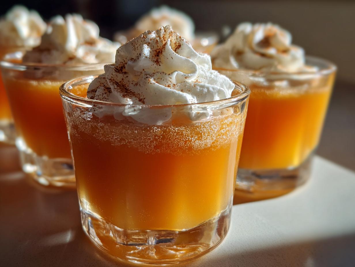 Pumpkin Pie Jello Shots