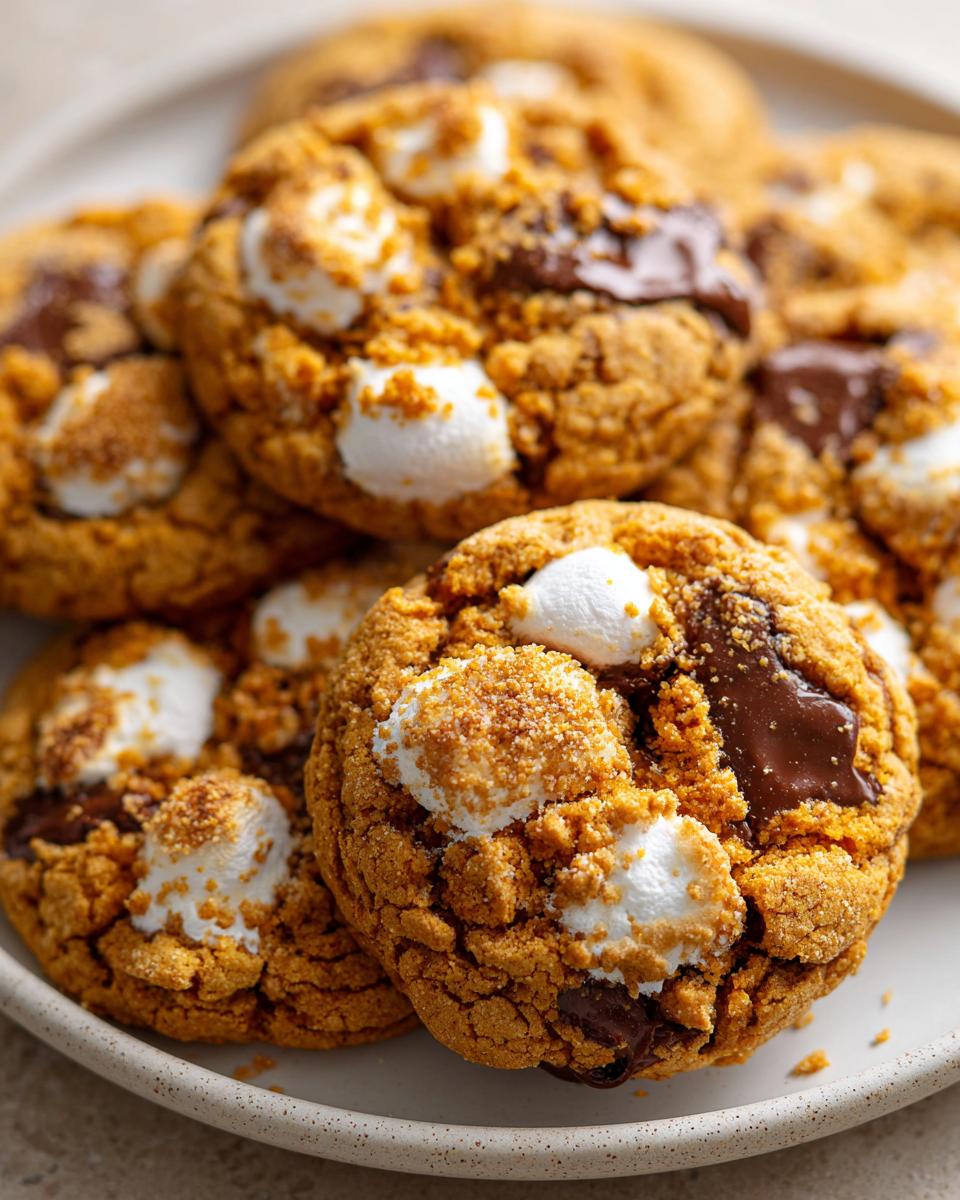 Irresistible Pumpkin S'mores Cookies Recipe in Just 8 Steps 8 Pumpkin S'mores Cookies - detail 3