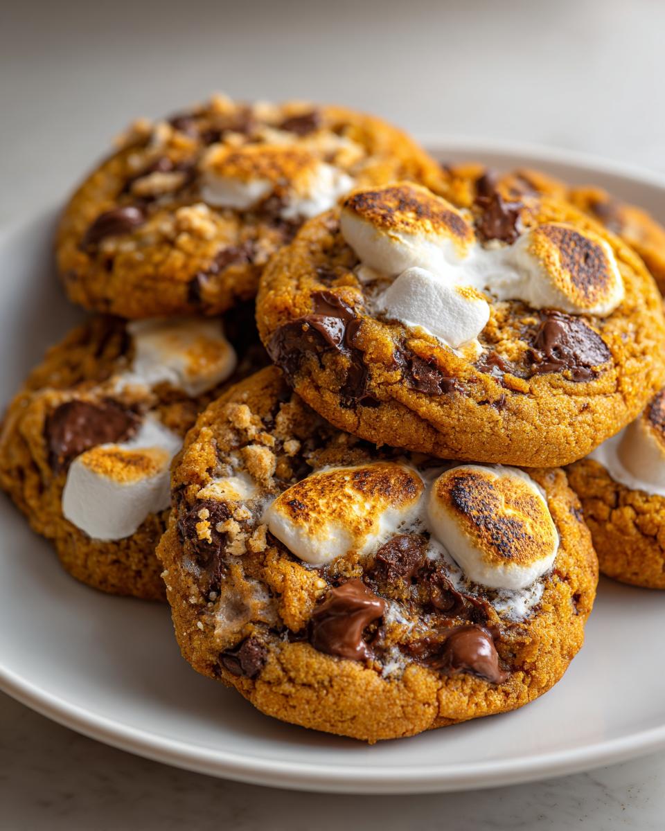 Irresistible Pumpkin S'mores Cookies: 3 Secrets to Perfection 8 Pumpkin S'mores Cookies - detail 3