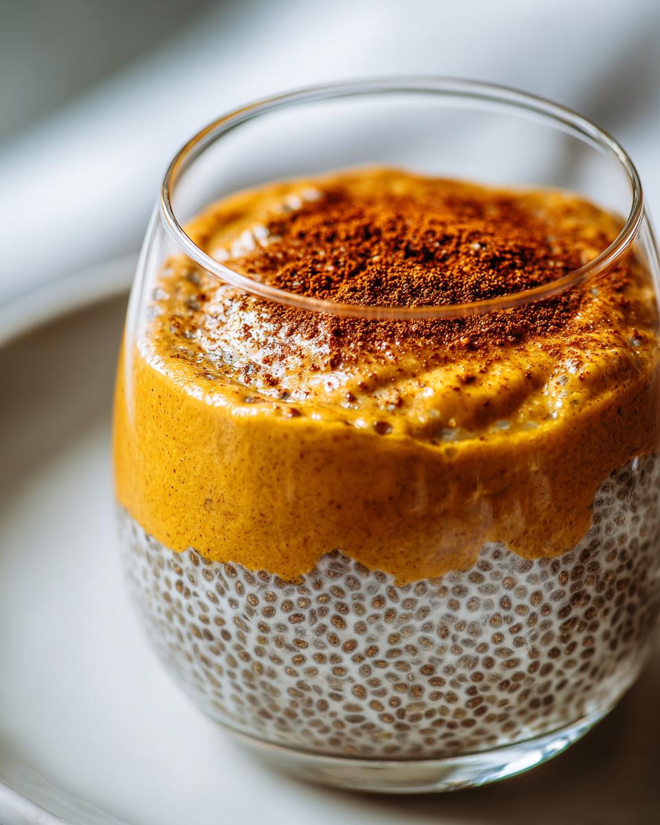 Pumpkin Spice Chia Pudding - detail 1