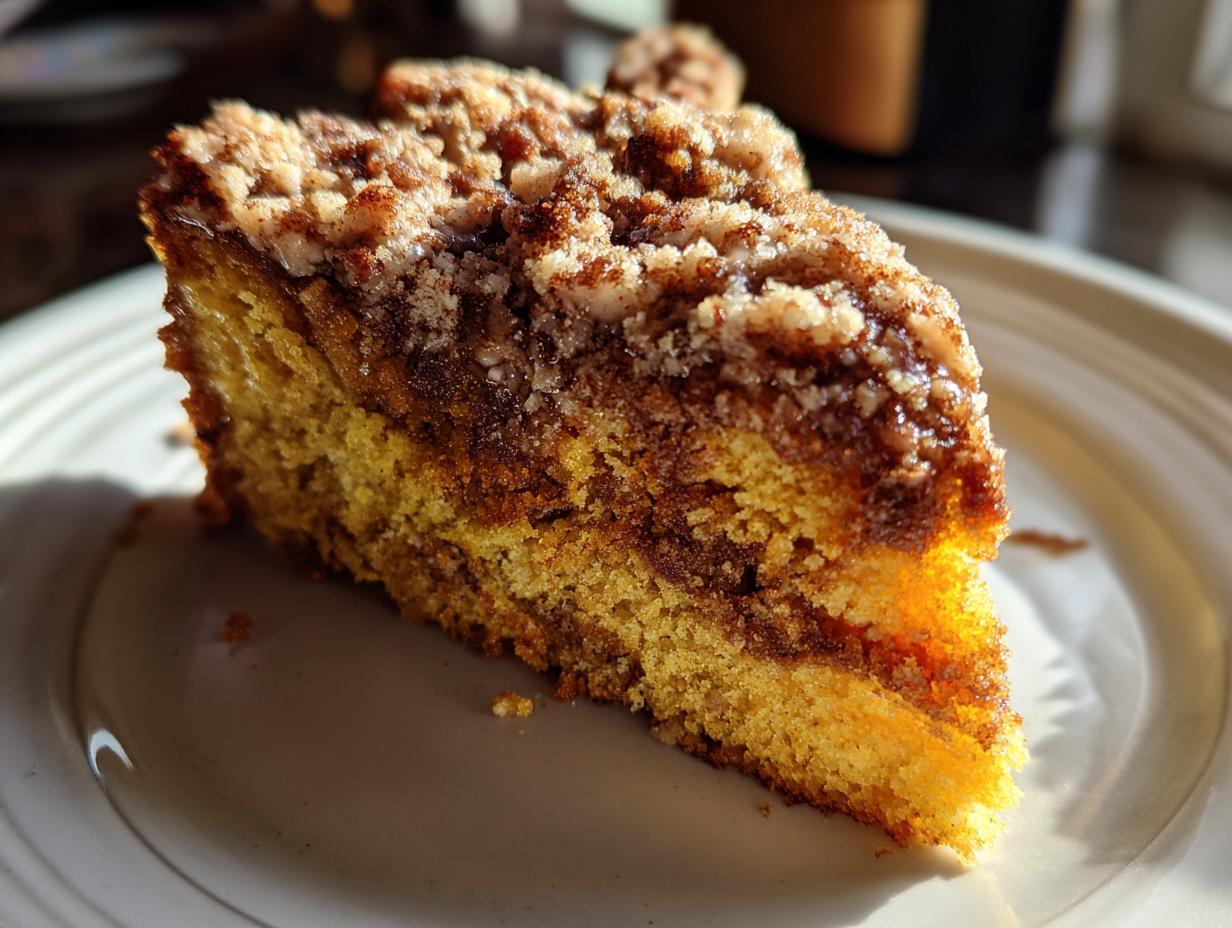 Pumpkin Spice Coffee Cake