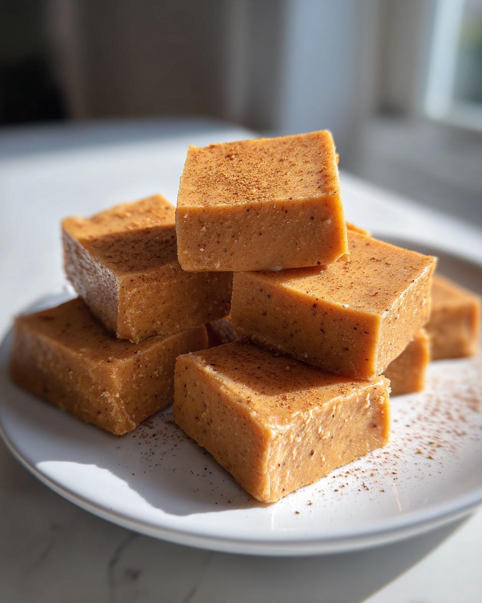 Creamy Pumpkin Spice Fudge Recipe - 10-Minute Fall Bliss 6 Pumpkin Spice Fudge - detail 2