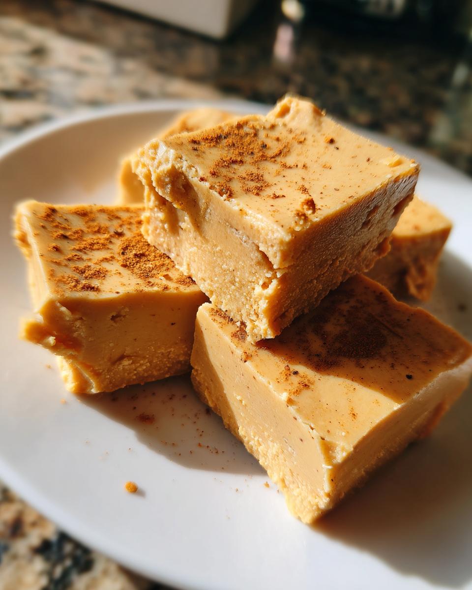 Creamy Pumpkin Spice Fudge Recipe - 10-Minute Fall Bliss 7 Pumpkin Spice Fudge - detail 3