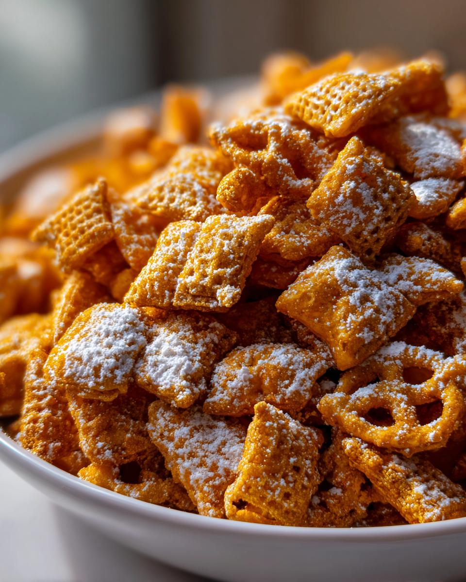 Pumpkin Spice Muddy Buddies - detail 3