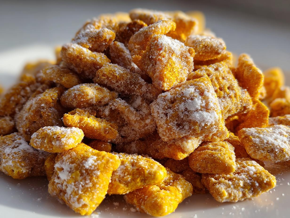 Pumpkin Spice Muddy Buddies