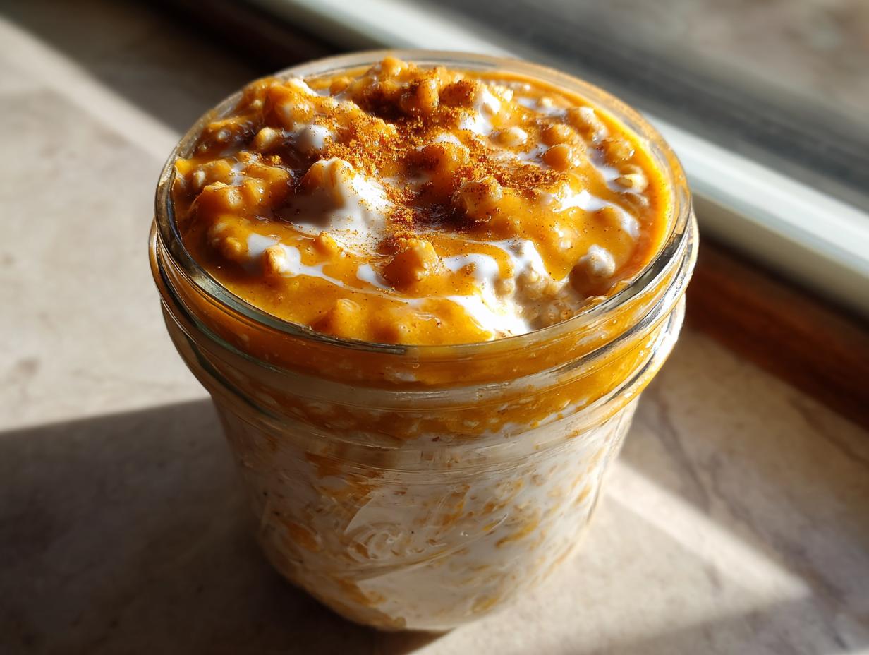 Pumpkin Spice Overnight Oats