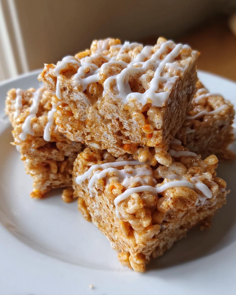 Sweet 20-Minute Pumpkin Spice Rice Krispie Treats Magic 3 Pumpkin Spice Rice Krispie Treats - detail 1