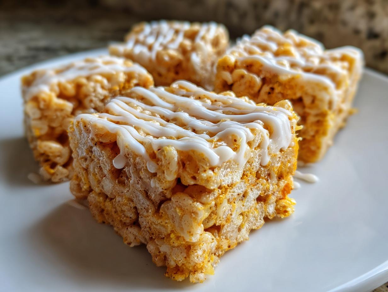 Pumpkin Spice Rice Krispie Treats