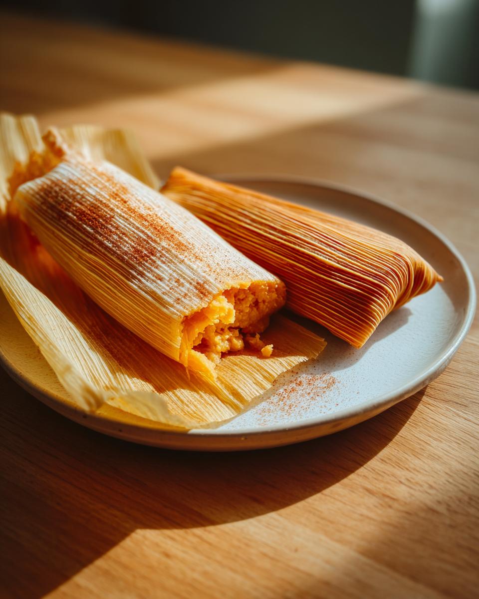 Pumpkin Spice Tamales - detail 2