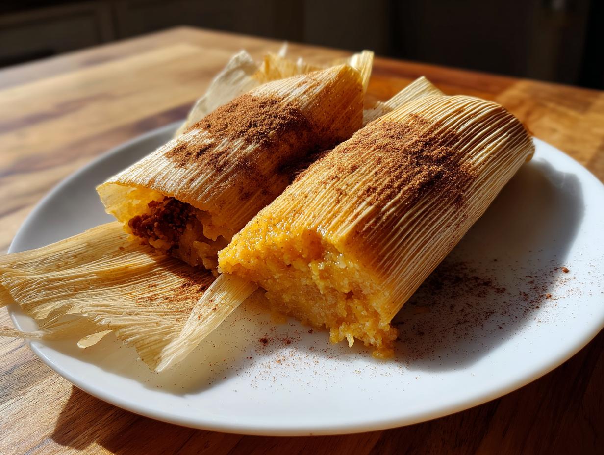 Pumpkin Spice Tamales