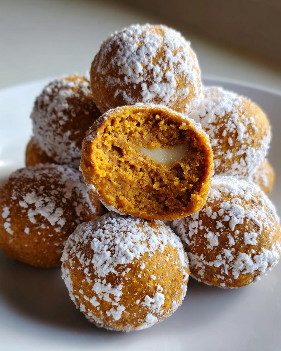 Irresistible Pumpkin Spice Truffles - 2-Ingredient Magic! 6 Pumpkin Spice Truffles - detail 1