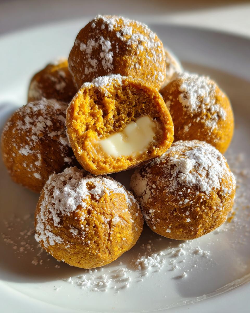 Irresistible Pumpkin Spice Truffles - 2-Ingredient Magic! 8 Pumpkin Spice Truffles - detail 3