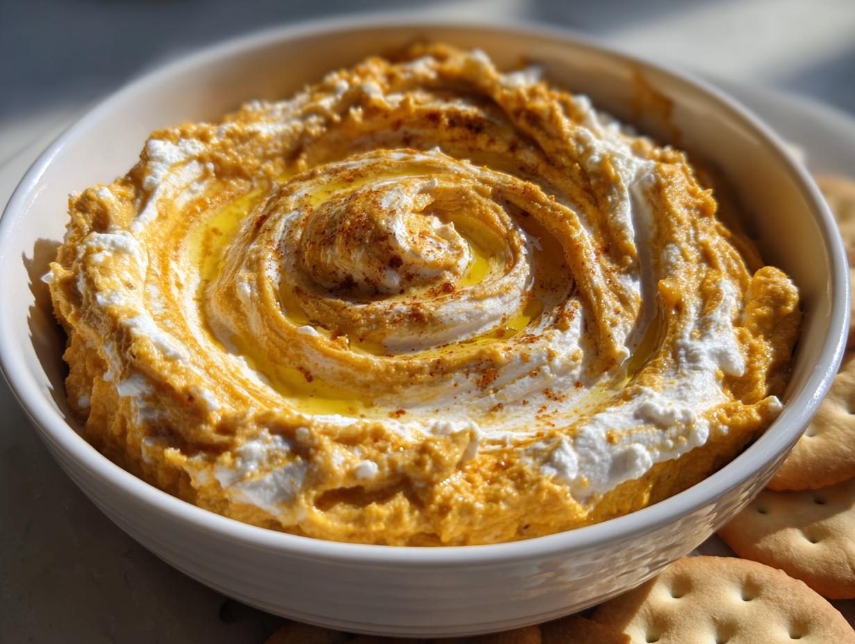 Pumpkin Whipped Feta Dip