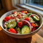 10-Minute Quick Greek Cucumber Salad - Heavenly Refreshing Crunch 8 Quick Greek Cucumber Salad