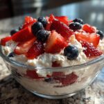 15-Minute Red, White & Blue Cheesecake Salad Heaven 10 Red, White & Blue Cheesecake Salad