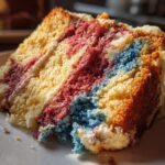 Magical Red White & Blue Marble Cake with 3 Easy Steps 8 Red White & Blue Marble Cake