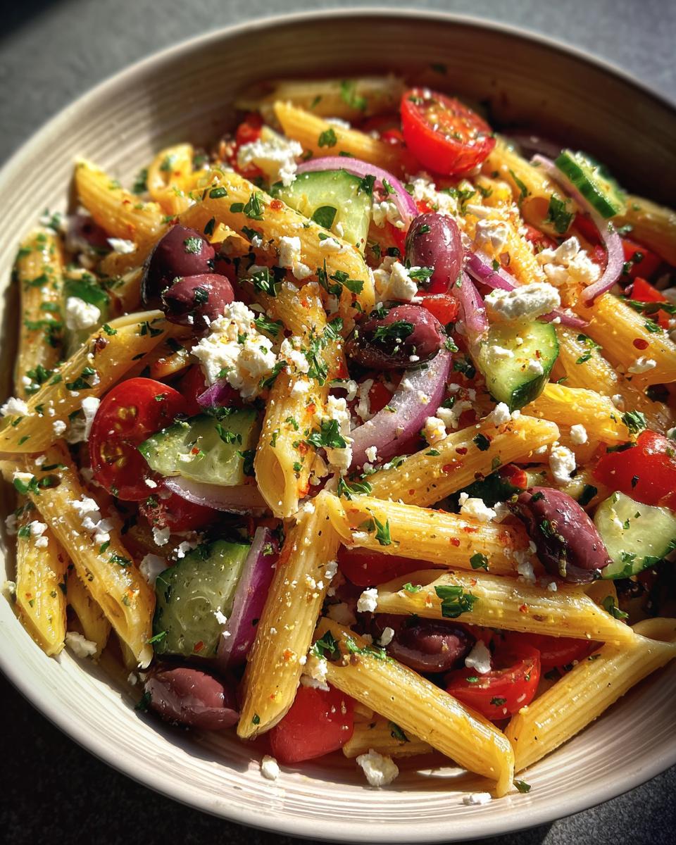25-Minute Refreshing Mediterranean Pasta Salad Bliss 9 Refreshing Mediterranean Pasta Salad - detail 4