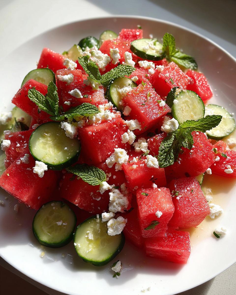Refreshing Watermelon Salad - detail 1