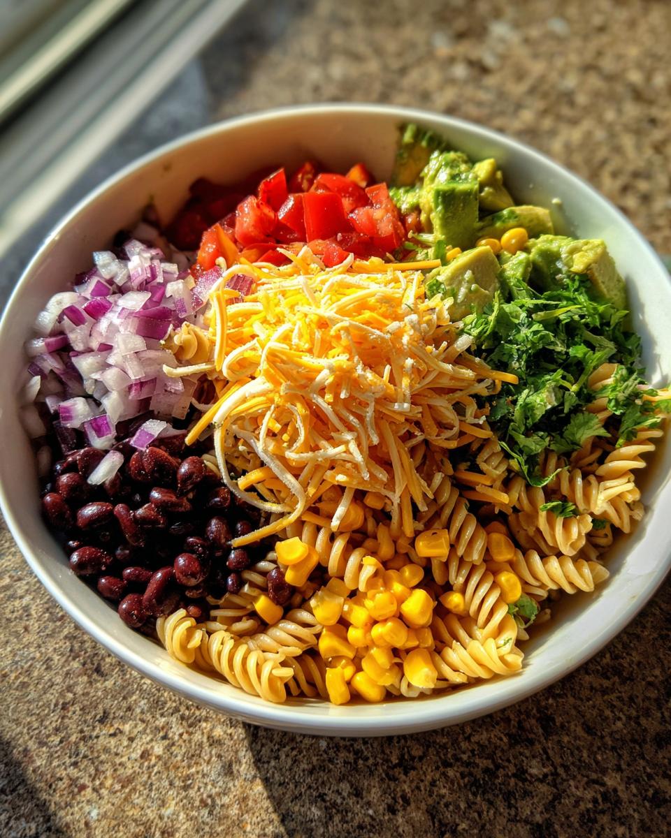Southwestern Pasta Salad - detail 1