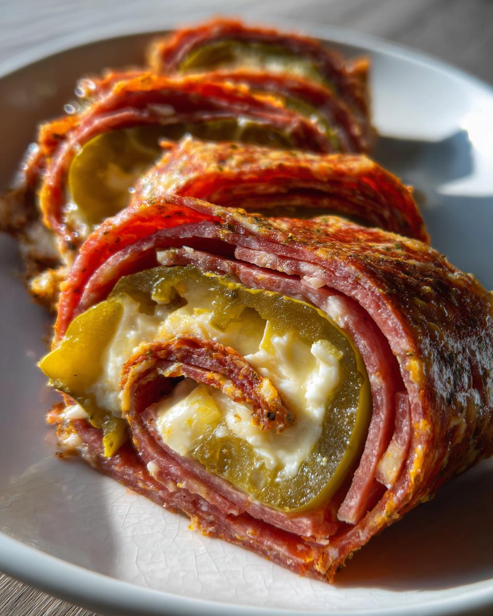 Spicy Pickle Roll-Ups - detail 1