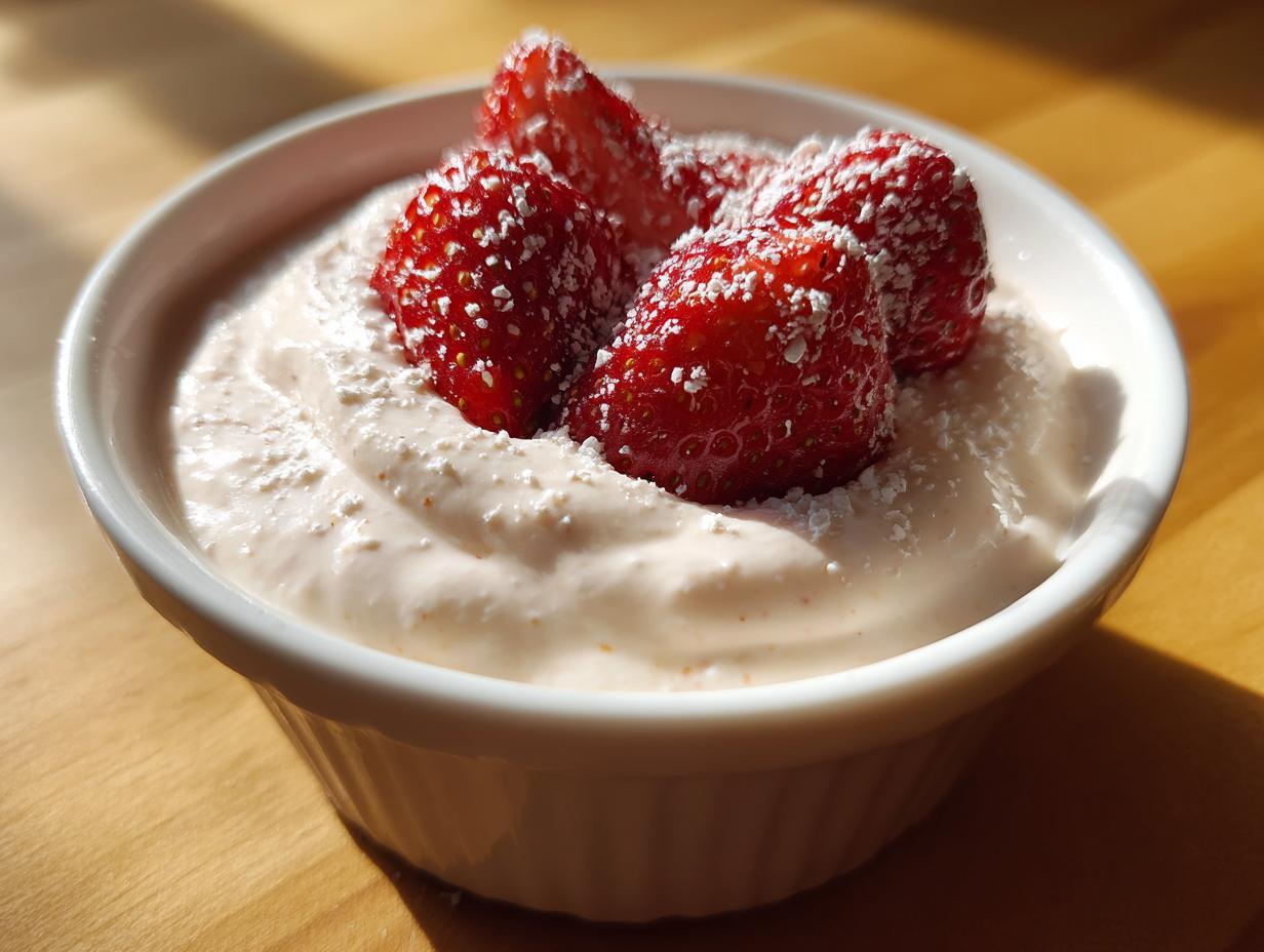 Strawberry Cheesecake Fruit Dip