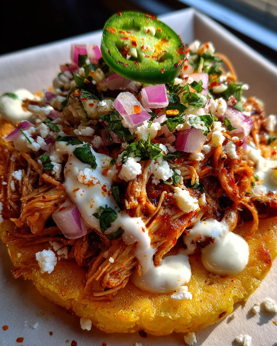 17-Minute Street Corn Chicken Tostada Melts 5 Street Corn Chicken Tostada Melts with Cilantro Lime Cream - detail 1