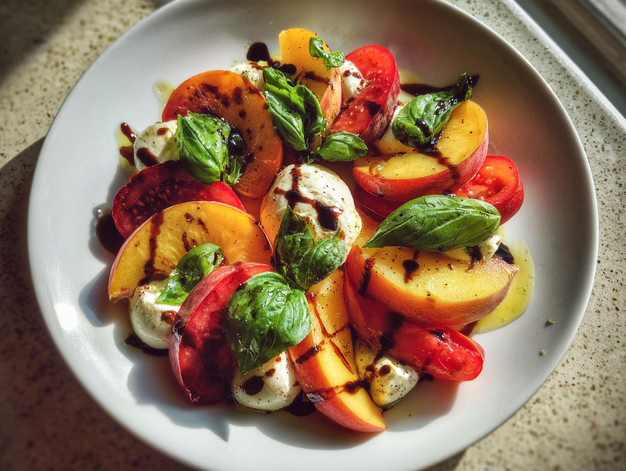 Summer Fruit Caprese Salad