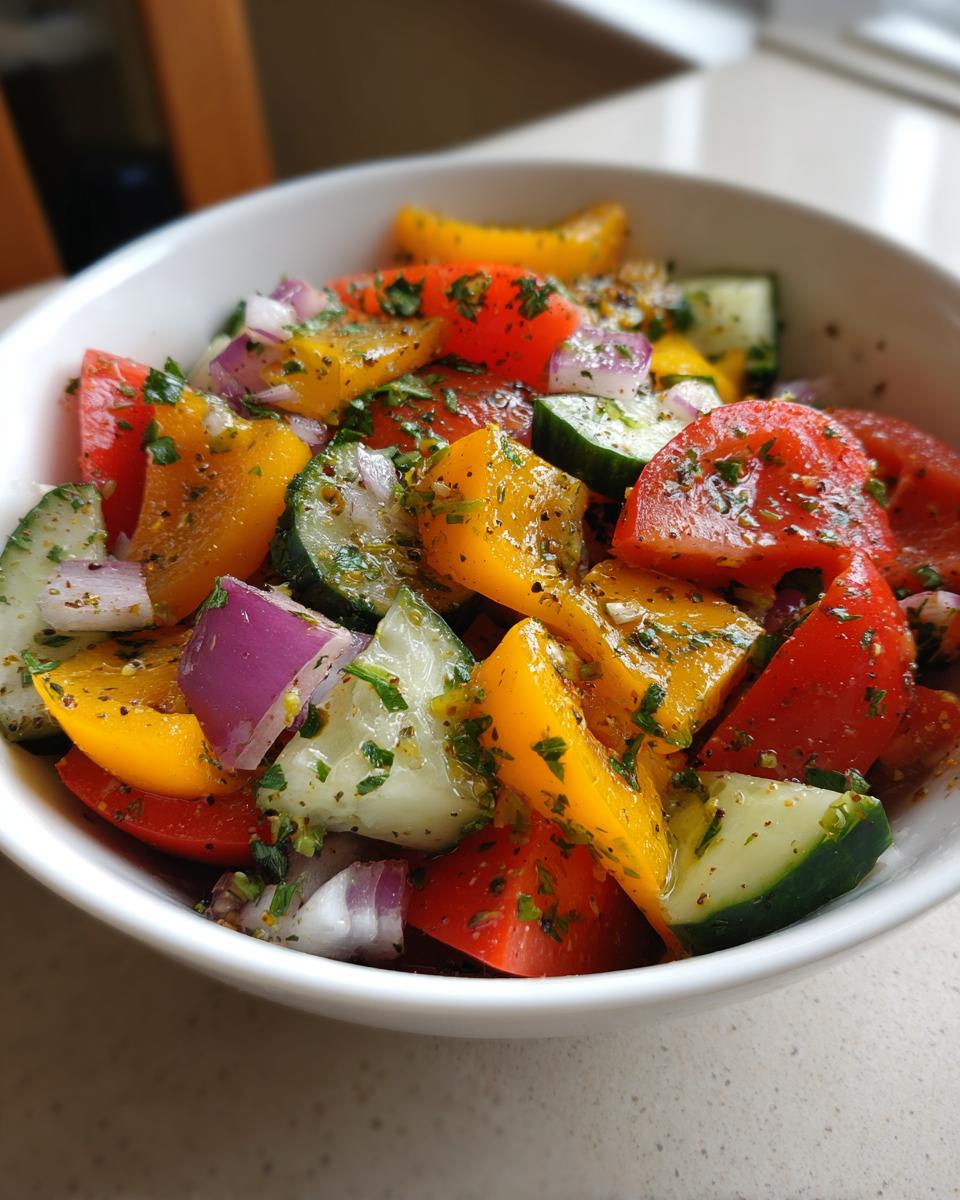 Viral Sweet Pepper Salad: 15-Minute Explosive Flavor Hack 6 Viral Sweet Pepper Salad - detail 1