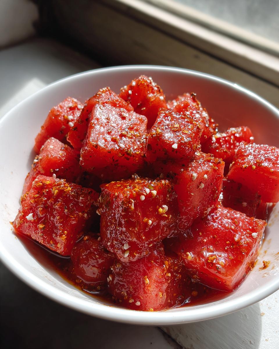 10-Minute Watermelon Tajín & Chamoy Cups - Irresistible Heat & Sweet 6 Watermelon Tajín & Chamoy Cups - detail 2