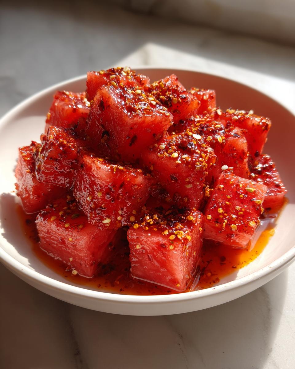 10-Minute Watermelon Tajín & Chamoy Cups - Irresistible Heat & Sweet 7 Watermelon Tajín & Chamoy Cups - detail 3