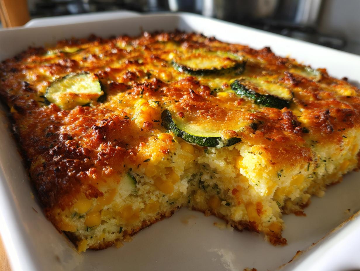 Zucchini, Squash & Corn Casserole