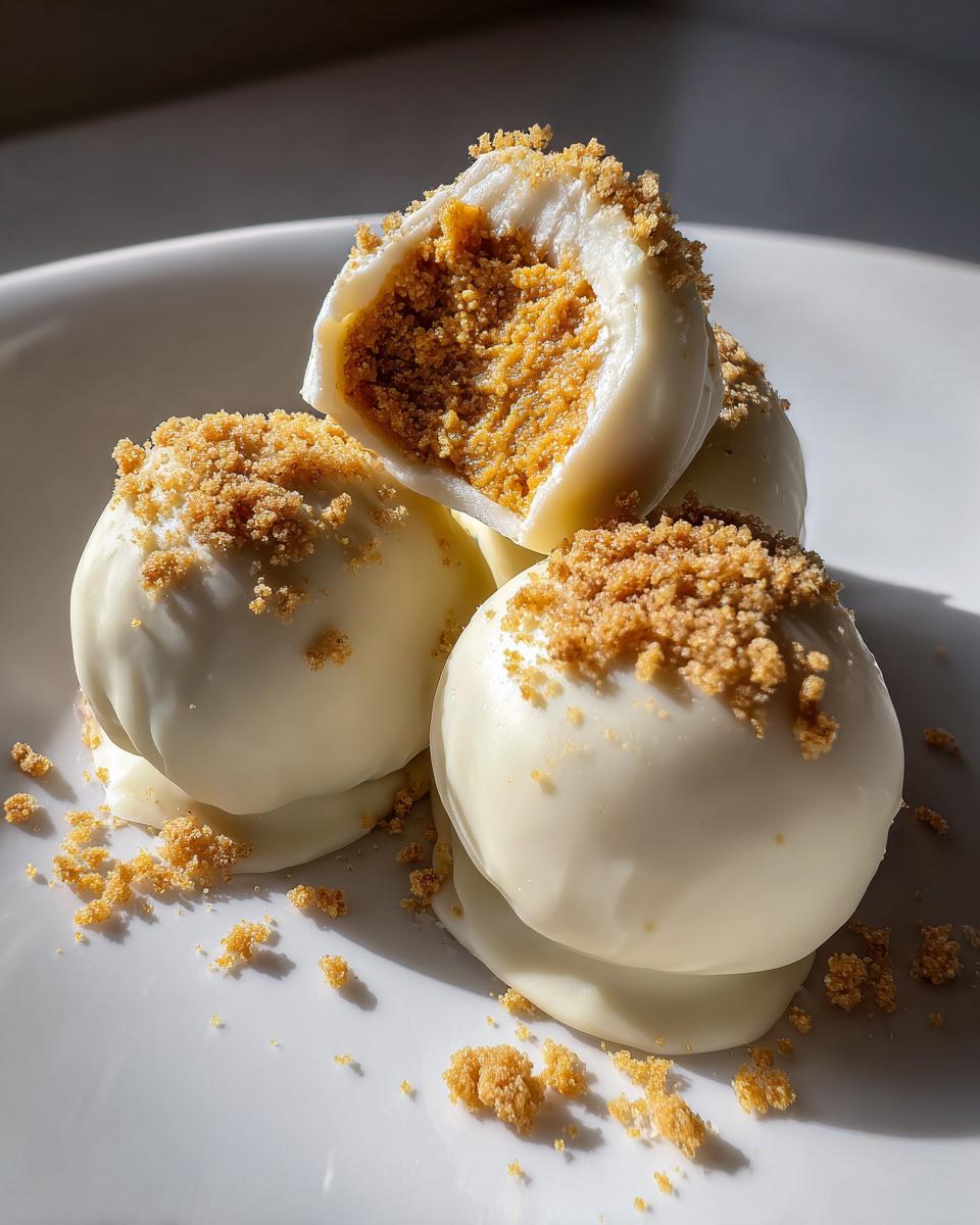 20 Irresistible Creamy Pumpkin Cheesecake Truffles You Must Try 7 creamy Pumpkin Cheesecake Truffles - detail 2