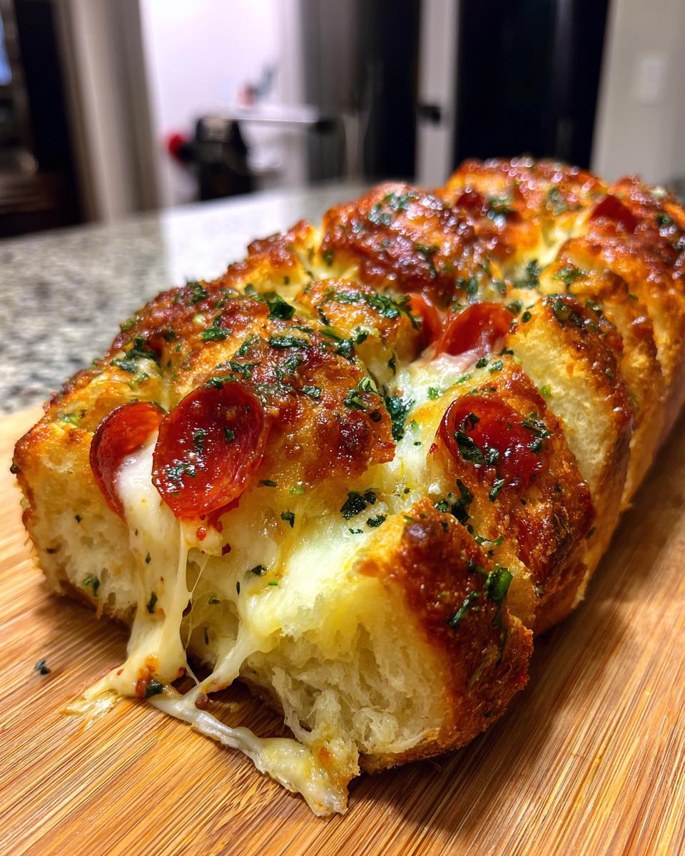 30-Minute Easy Pull-Apart Pizza Bread Tricks for Perfect Cheese Pulls 6 easy pull-art Pizza Bread recipe - detail 1