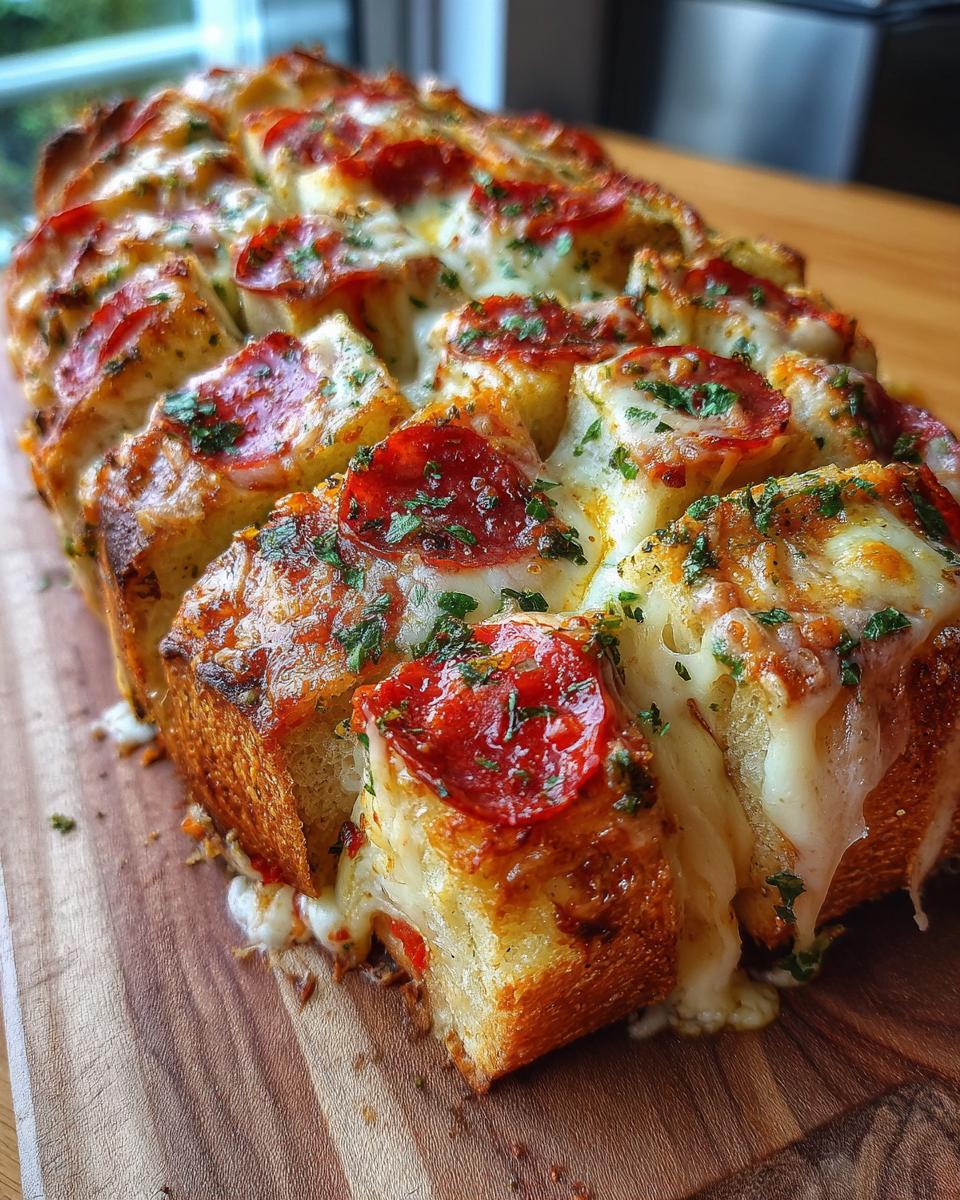 30-Minute Easy Pull-Apart Pizza Bread Tricks for Perfect Cheese Pulls 7 easy pull-art Pizza Bread recipe - detail 2