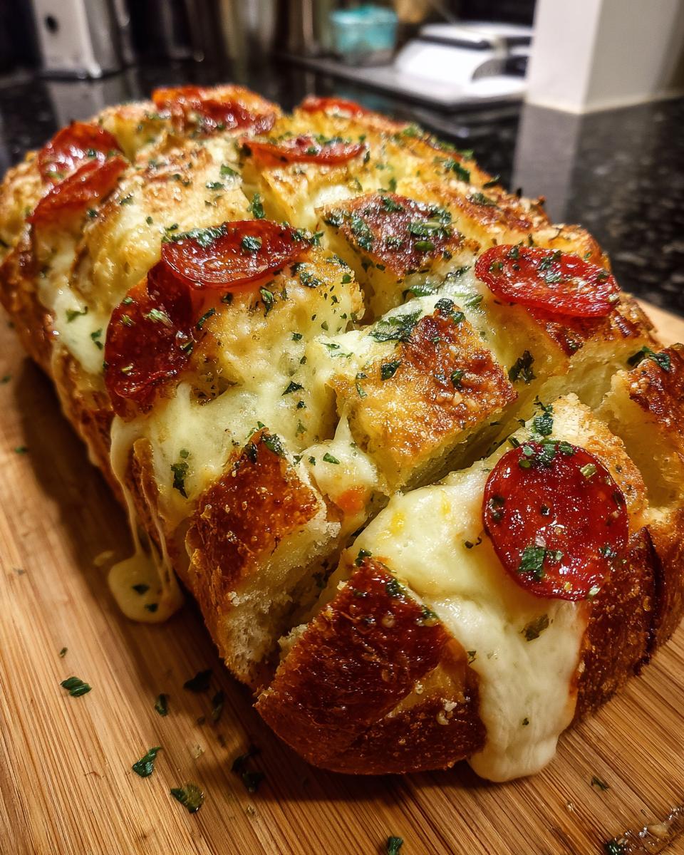 30-Minute Easy Pull-Apart Pizza Bread Tricks for Perfect Cheese Pulls 8 easy pull-art Pizza Bread recipe - detail 3