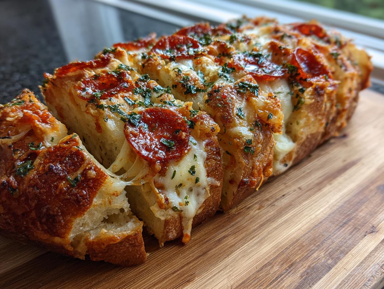 easy pull-art Pizza Bread recipe