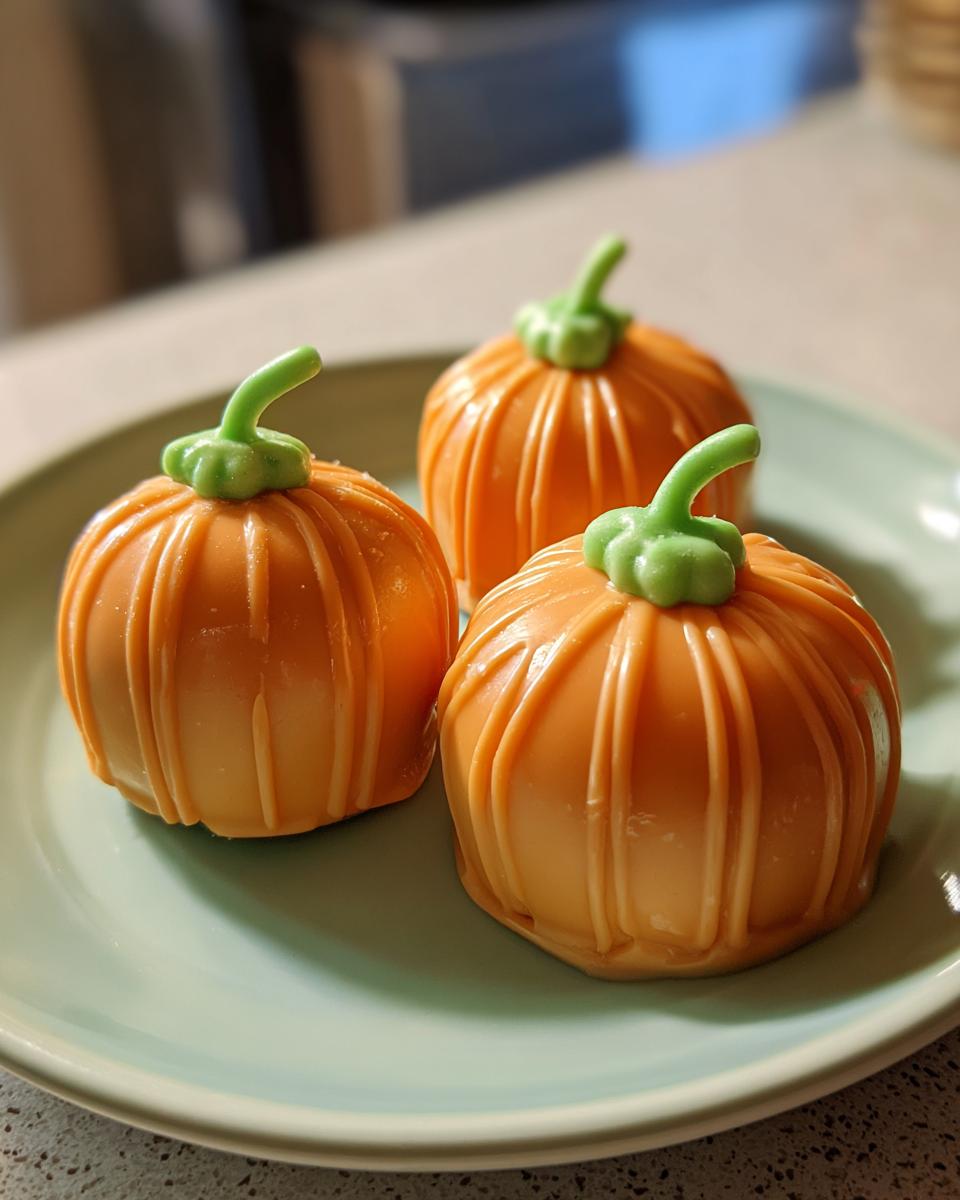 Irresistible No-Bake Pumpkin Shaped Oreo Balls in Just 30 Minutes 9 no-bake pumpkin shaped oreo balls - detail 4