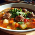 Tasty Albondigas Soup Recipe: 6-Ingredient Mexican Comfort 8 Albondigas (Mexican Meatball Soup)