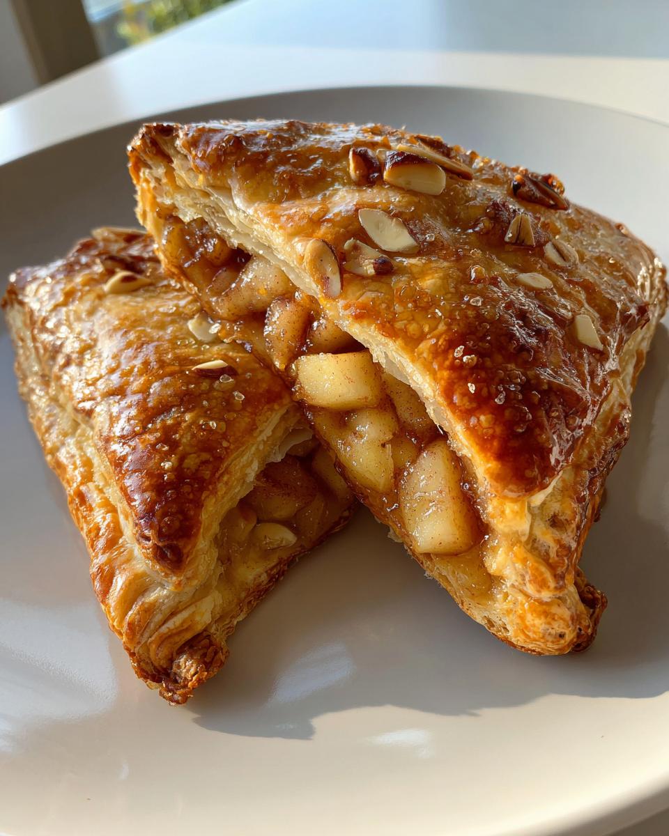 Apple Almond Turnovers - detail 2