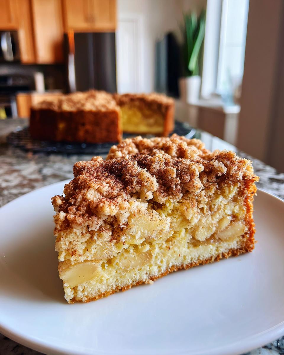 Apple Coffee Cake with Crumb Topping - detail 2